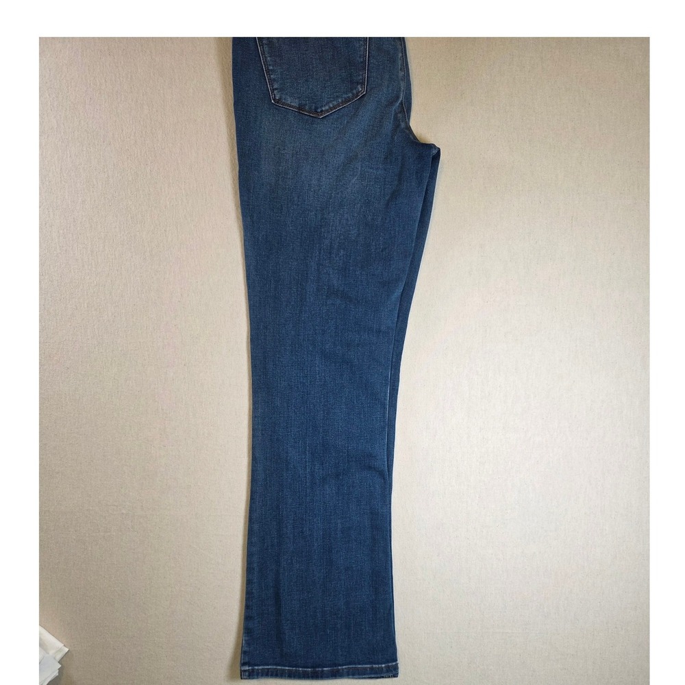 Democracy Itty Bitty Bootcut Jeans Womens 10 Blue Ab Solution Mid Rise Slimming - Picture 4 of 10